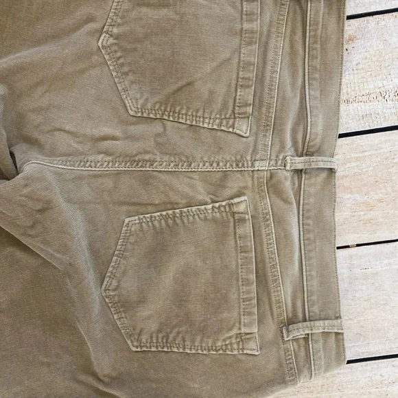 LOFT Ann Taylor Tan Corduroy Modern Boot Pants Size 6 Beige Cords EUC - Picture 7 of 10